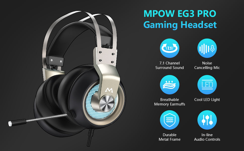 Mpow BH357 Wired Gaming Headset - ALL-TEK Magherafelt