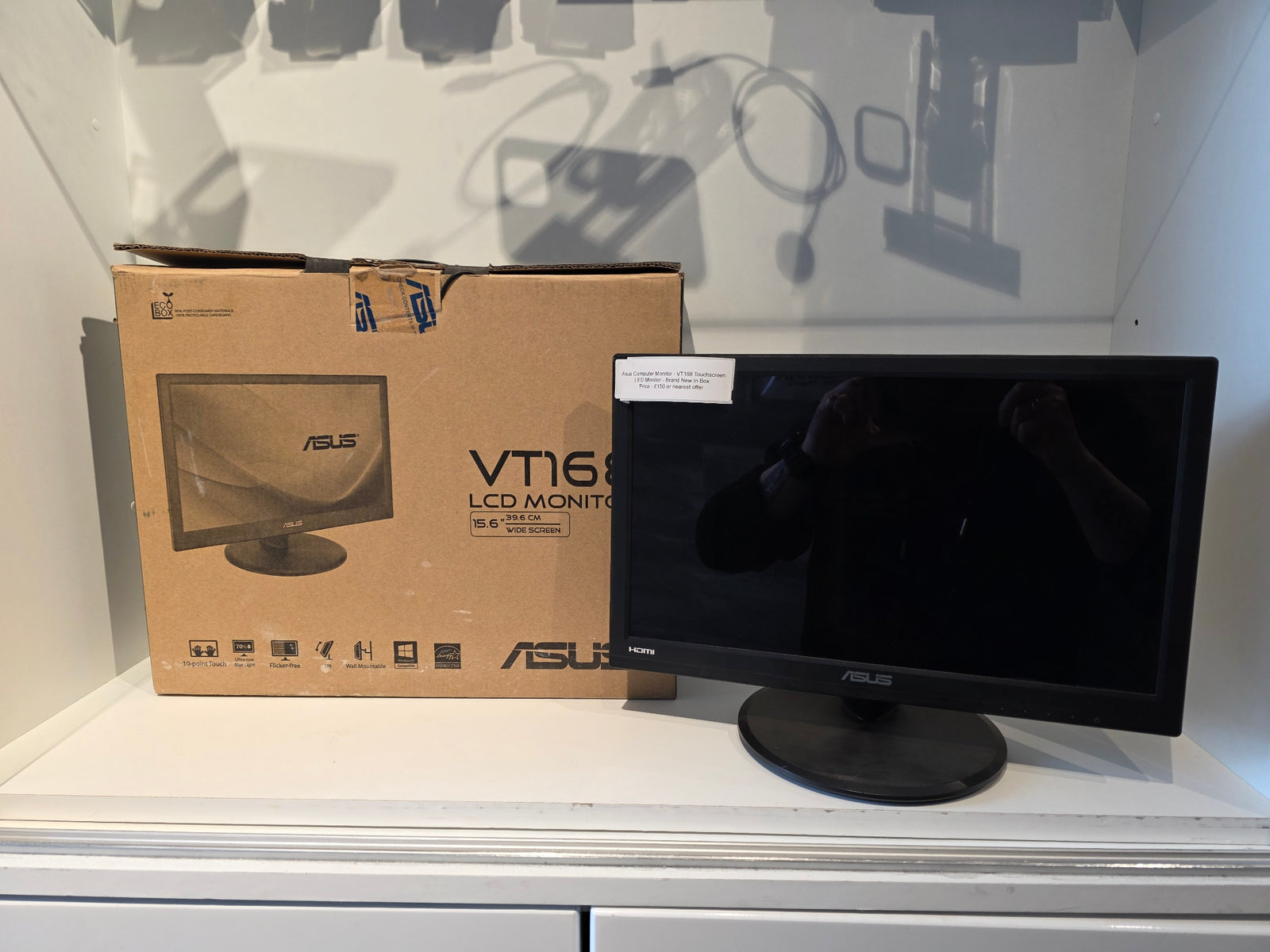 Asus Computer Monitor - VT168 Touchscreen LED Monitor - ALL-TEK Magherafelt