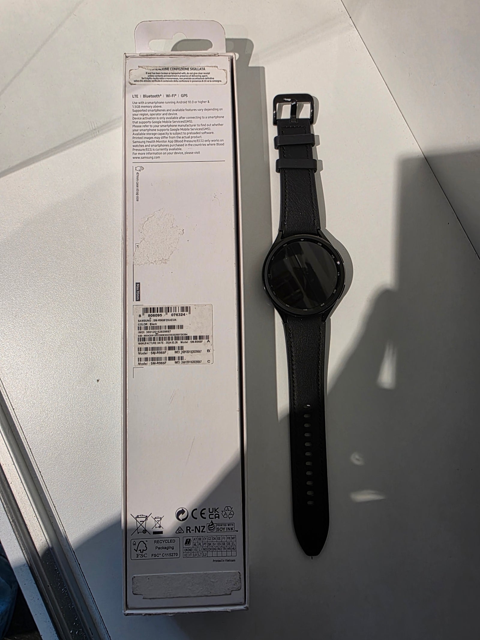 Samsung Galaxy watch 6 classic WiFi and GPS 47mm