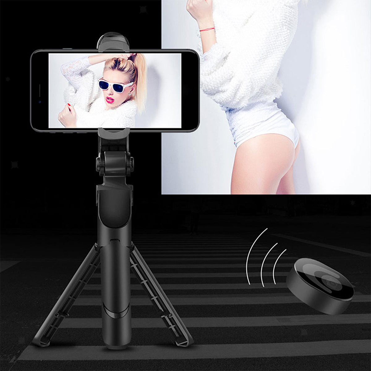 XT-09 Lightweight 3 in 1 Extendable Selfie Stick Tripod Stand Phone Holder - ALL-TEK Magherafelt