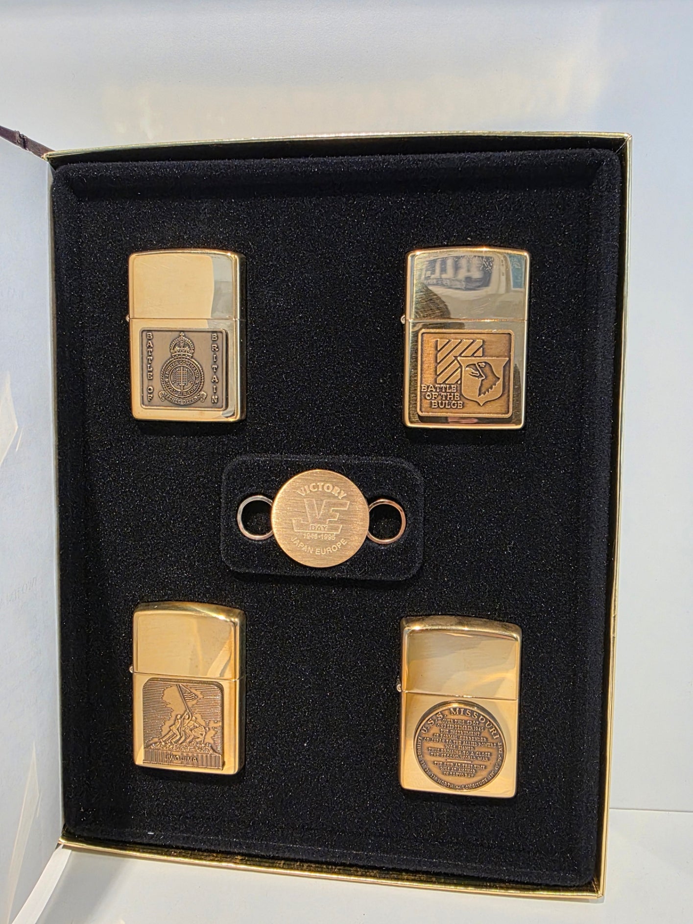 World War 2 Zippo Collection. A Remembrance polished Limited Edition