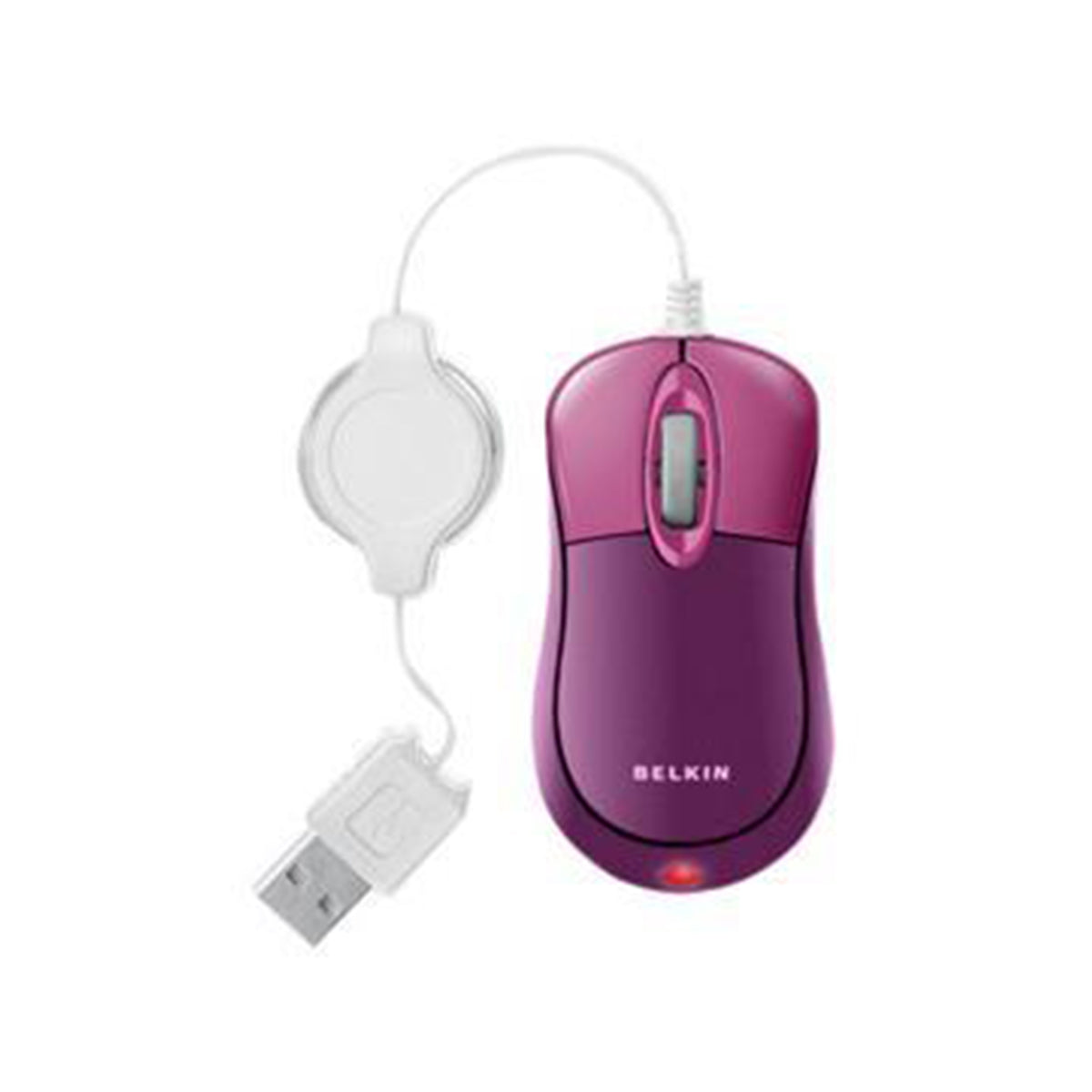 Belkin Mini Retractable Mouse - Colour Pink - ALL-TEK Magherafelt