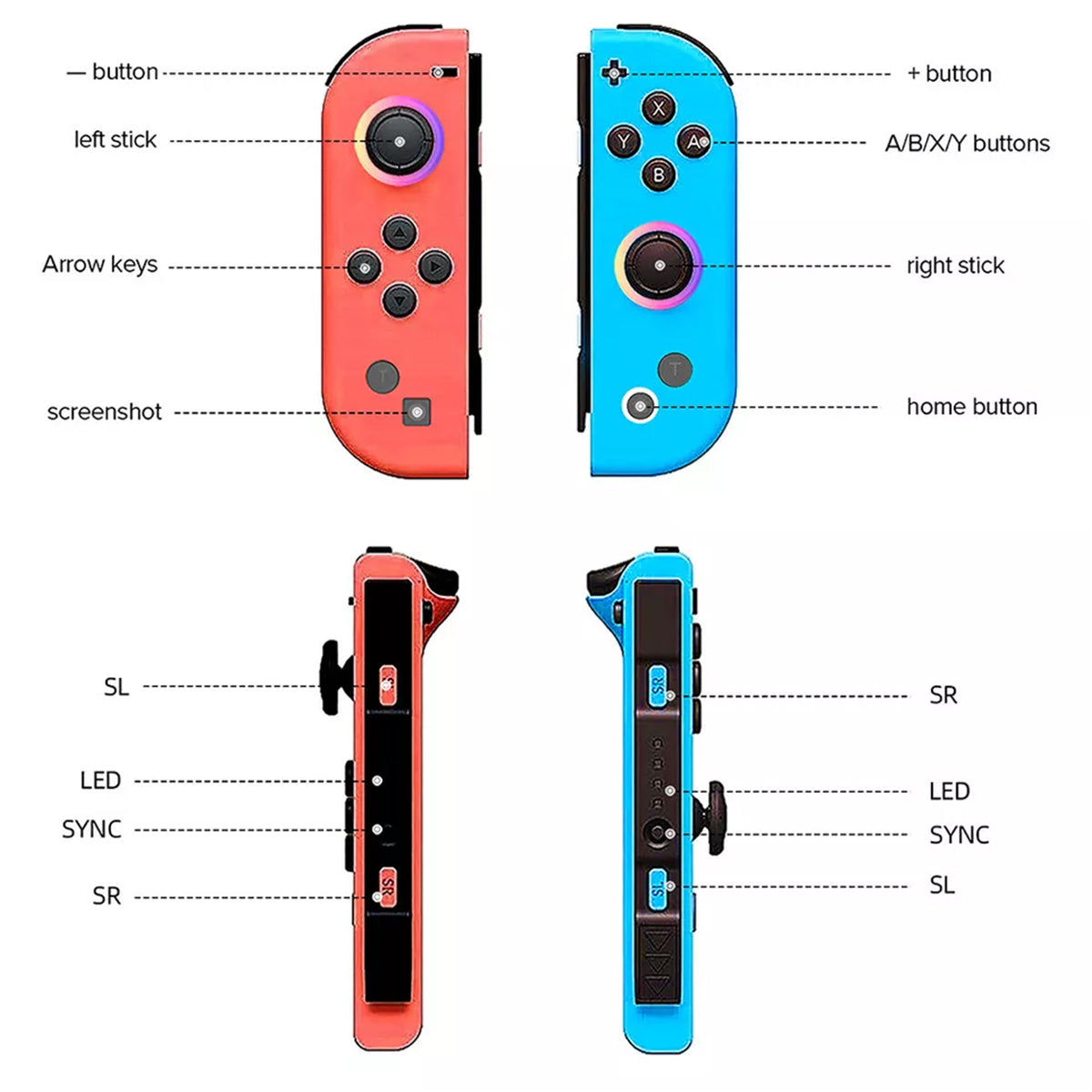 Nintendo Switch Joy-Con Controller Wireless Pair Gamepad Joypad - ALL-TEK Magherafelt