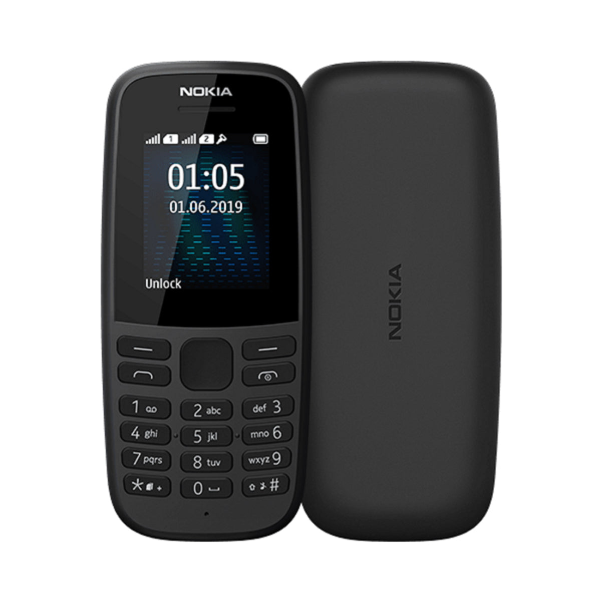 Nokia 105 (OEM) black Duel Sim, colour black - ALL-TEK Magherafelt