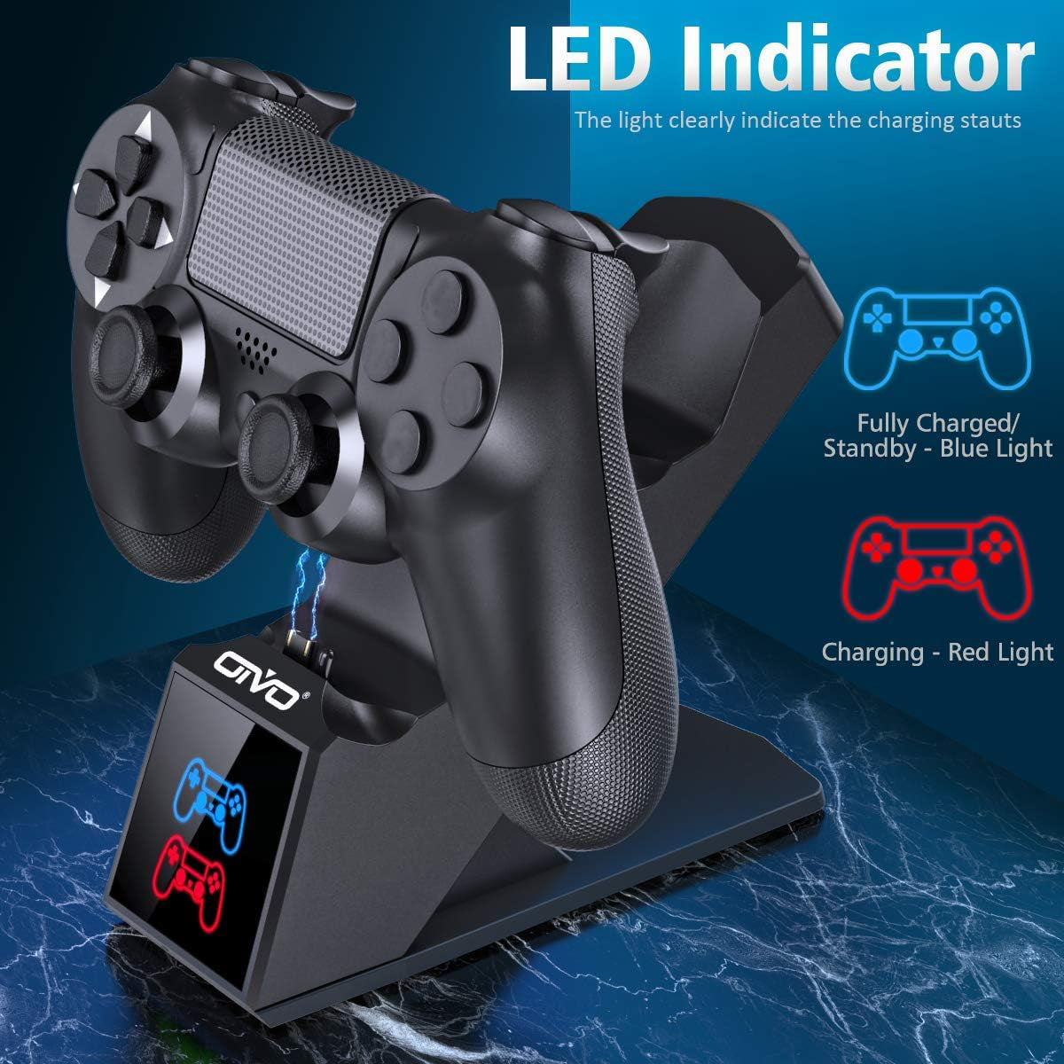 OIVO DualShock 4 Charging Station Dock - ALL-TEK Magherafelt