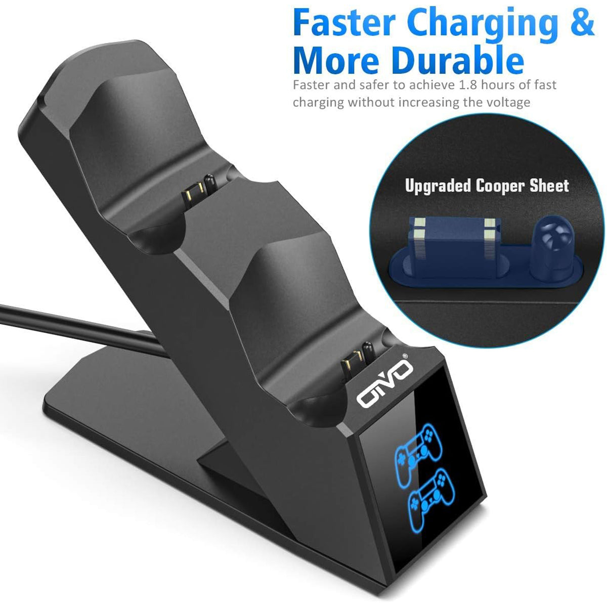 OIVO DualShock 4 Charging Station Dock - ALL-TEK Magherafelt