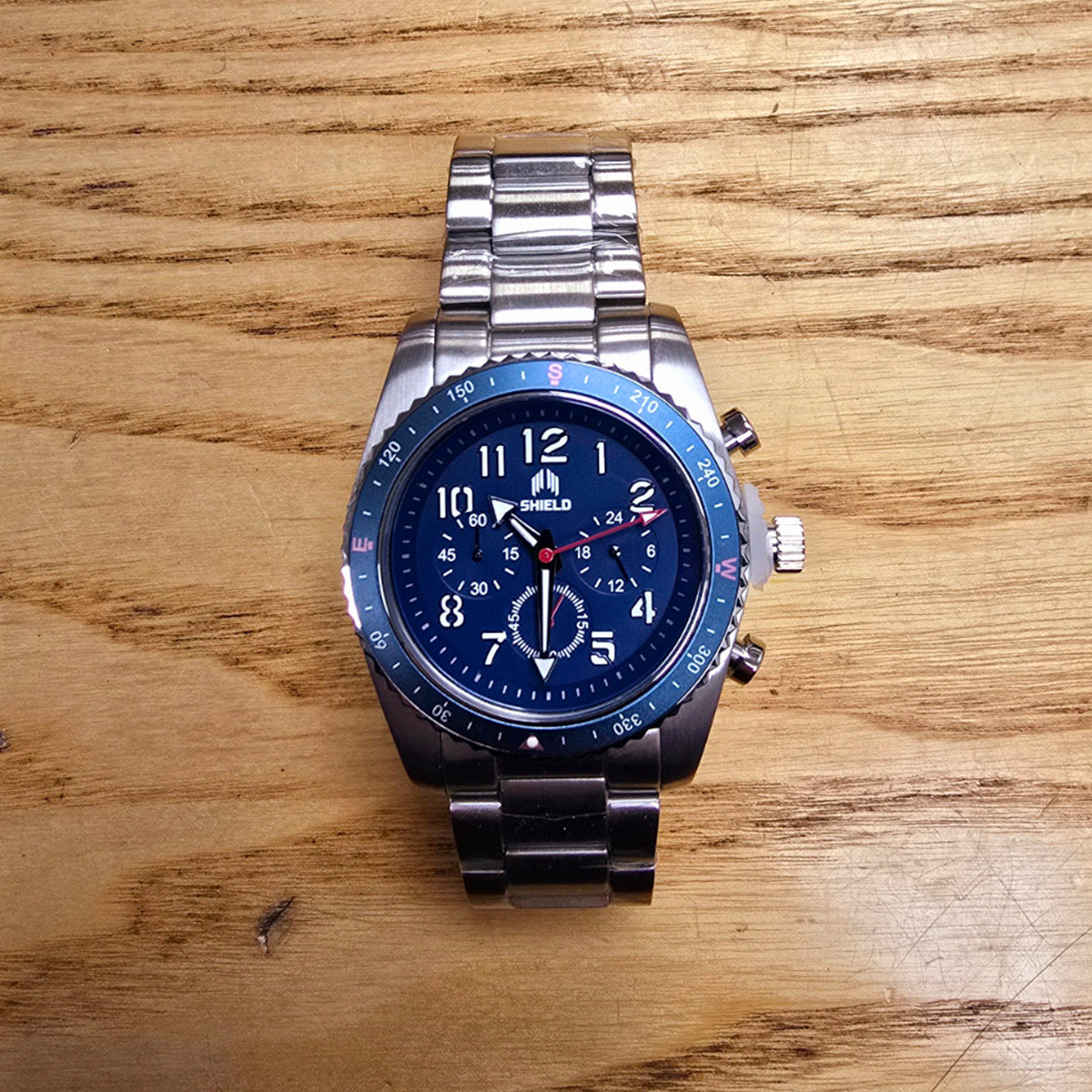 Shield Galaxy Blue Stainless Steel Men&#39;s Watch - ALL-TEK Magherafelt