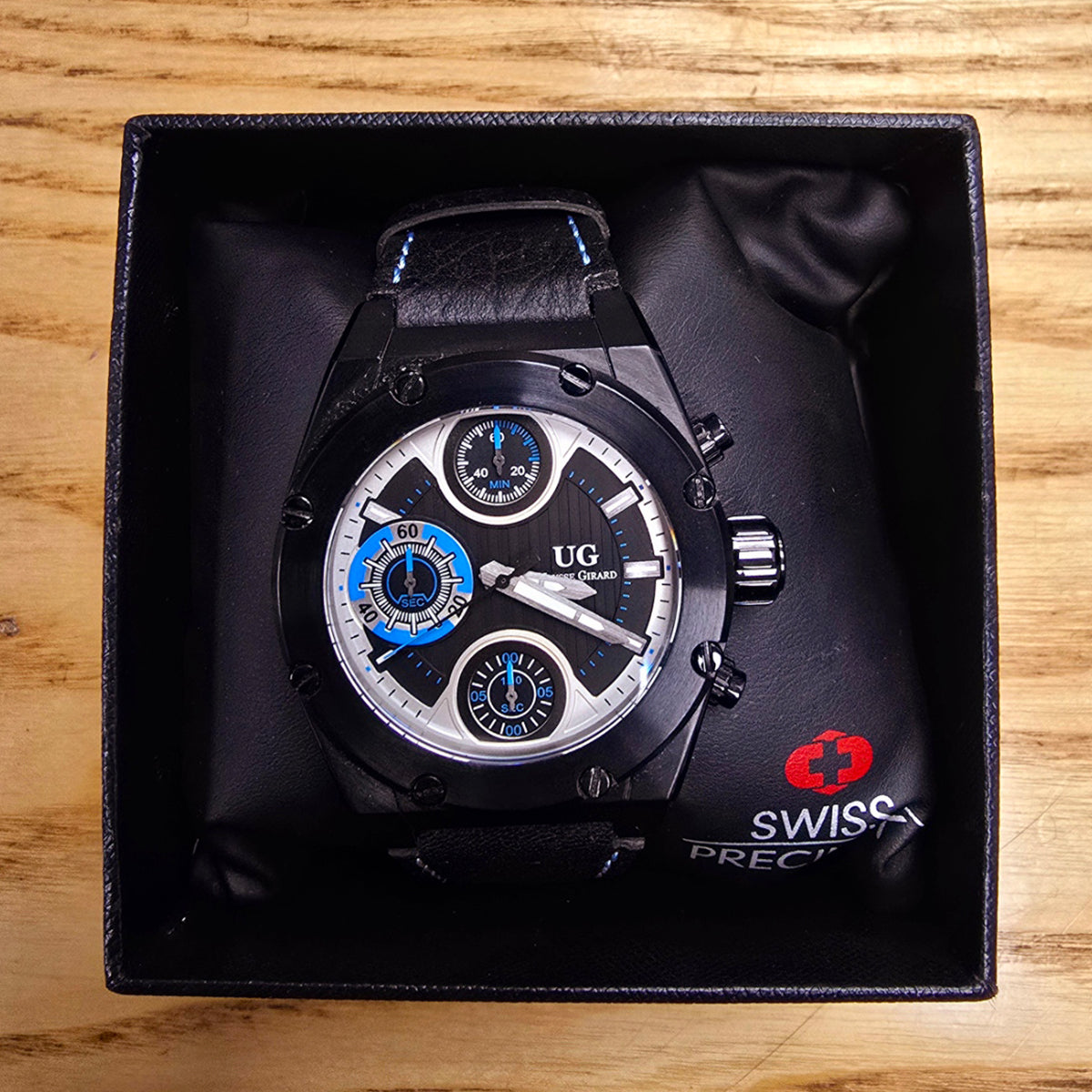 Ulysse Girard Black Steel Men&#39;s Watch - ALL-TEK Magherafelt